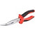 Длинногубцы изогнутые диэлектрические КВТ Стандарт 200 мм (60473)