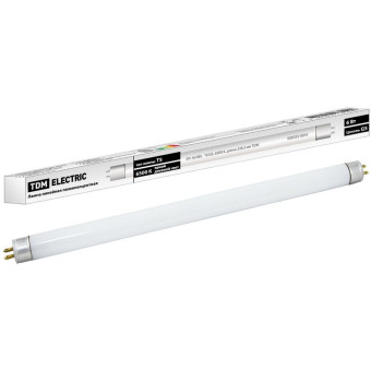 Лампа люминесцентная TDM 6 Вт G5 T5 6500 К 390 Лм (SQ0355-0016)