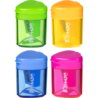 Точилка для карандашей Комус Класс с контейнером  пластиковая/металлическая