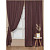 Комплект штор Amore Mio Однотонная замша3872-022 (2 портьеры 150x270 см) коричневый