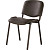 Стул офисный Easy Chair ИЗО/ISO чёрный экокожа металл чёрный (1332052)