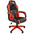 Кресло игровое Easy Game 686TPU красное/чёрное (экокожа/ткань, пластик)