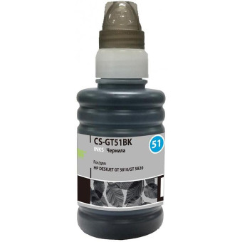 Чернила Cactus CS-GT51BK M0H57AE для DJ черные совместимые