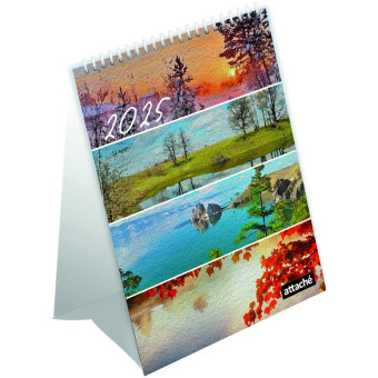 Календарь-домик настольный 2025 год Сезоны (15х21 см)