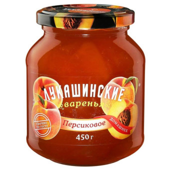 Варенье Лукашинские персиковое 450 г