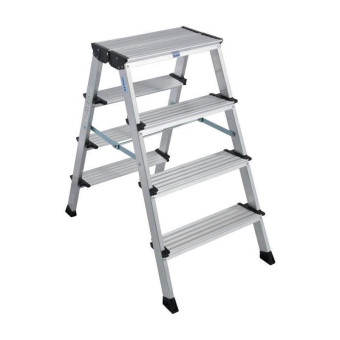 Подставка складная алюминиевая Krause Treppo 2x4 ступени 126047