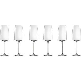 Набор бокалов для шампанского Schott Zwiesel Sensa 388 мл (6 штук в  упаковке)