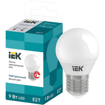 Лампа светодиодная IEK LLE-G45-9-230-40-E27 9 Вт E27 Р 4000 К 900 Лм (1273614)