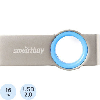 Флешка USB 2.0 16 ГБ Smartbuy MC2 (SB016GBMC2)