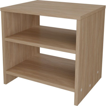 Тумба прикроватная открытая Комус Мебель Well (дуб урбан янтарный,  430х350х404 мм)