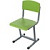 Стул ученический Комус Мебель зелёный/серый рост 6