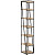 Стеллаж для документов Loftis LMHC 40 (дуб бофорд/черный, 400х430х2253 мм)