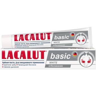 Зубная паста Lacalut Basic White 75 мл