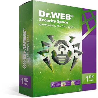 Антивирус Dr.Web Security Space база для 1 ПК на 12 месяцев (BHW-B-12M-1-A3)