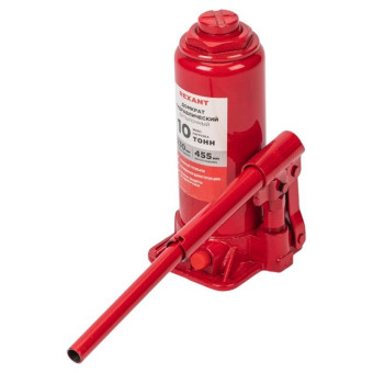 Домкрат гидравлический бутылочный Rexant 10 тонн 230-455 мм (80-0613)