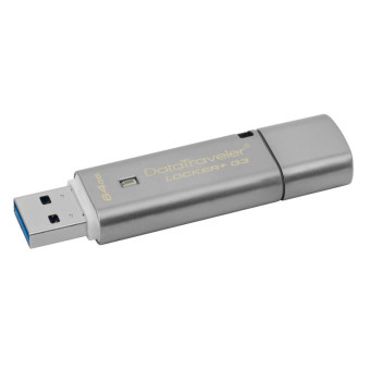 Флеш-память Kingston DataTraveler Locker+ G3 64Gb USB 3.0 DTLPG3/64GB