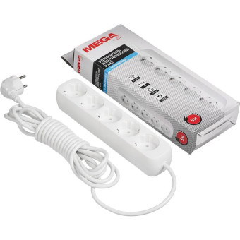 Удлинитель ProMega jet P493 5 розеток 5 м с заземлением