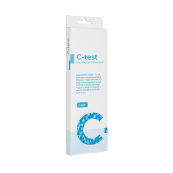 Тест на антиген Covid-19 и грипп А/В C-test