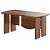 Стол руководителя письменный Born (орех даллас, 1600x800x750 мм)