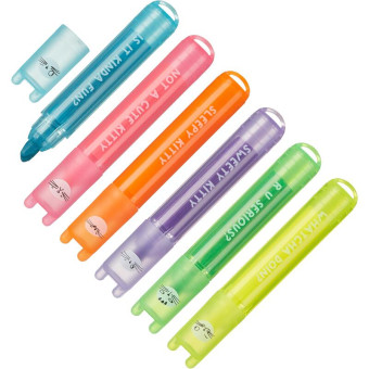 Набор мини-текстовыделителей M&G So Many Cats ароматизированные (толщина линии 1-3 мм, 6 цветов)