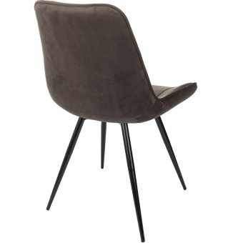 Стул обеденный Бюрократ CH-K2 коричневый (ткань, фанера)