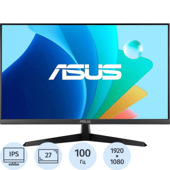 Монитор 27" Asus VY279HF черный (90LM06D3-B01170)