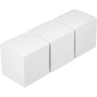 Блок для записей Attache 90x90x90 мм белый (плотность 80 г/кв.м, 3 штуки в упаковке)