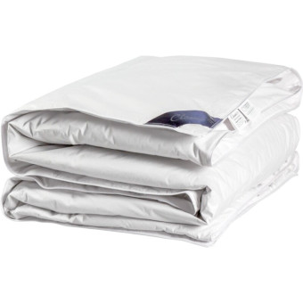 Одеяло 1.5-спальное Classic by T Шале 140х200 см стеганое с кантом белое