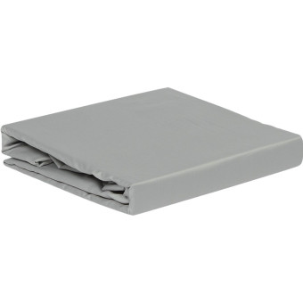 Простыня Tkano Essential 240х270 см сатиновая светло-серая