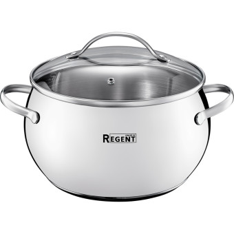 Кастрюля Regent inox Linea Apple 2.7 л нержавеющая сталь с крышкой