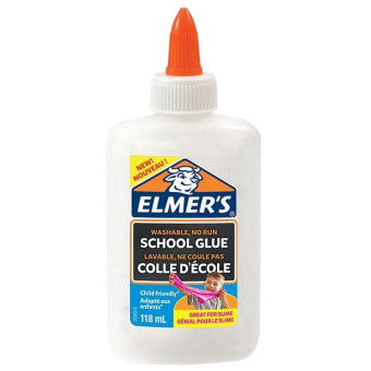 Клей для слаймов Elmer's School Glue белый 118 мл