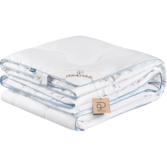 Одеяло евро Prime Prive Linen 200x220 см стёганое с кантом белое