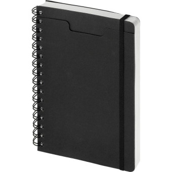 Ежедневник недатированный Bruno Visconti Pragmatic картон А5 128 листов  чёрный с фиксирующей резинкой