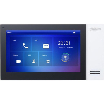 Монитор видеодомофона Dahua DH-VTH2421FW-P IP белый
