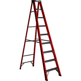 Стремянка стеклопластиковая 8 ступеней Алюмет (SF 1008)