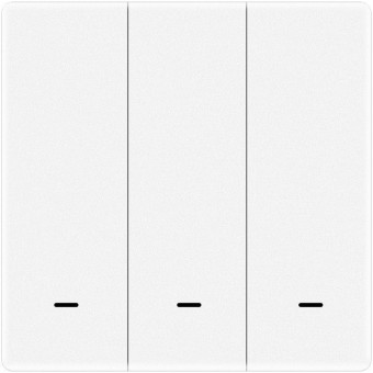 Выключатель MOES ZigBee 3-Gang Wireless Switch белый (ZT-B-EU3) Выключатель MOES ZigBee 3-Gang Wireless Switch белый (ZT-B-EU3)