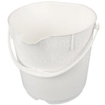 Ведро FBK 15 л пластиковое белое