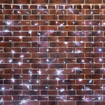 Гирлянда светодиодная уличная Neon-Night Светодиодный дождь белый свет 1140 светодиодов (2х6 м)
