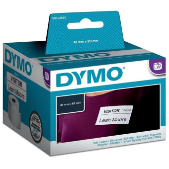 Картридж для принтера этикеток Dymo S0722560 (41 мм x 89 мм, цвет ленты белый)