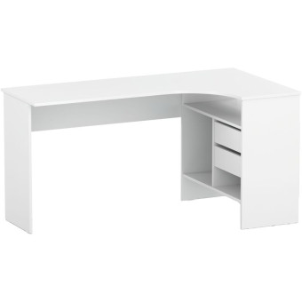 Стол компьютерный Сокол СПм-25 правый (белый, 1450х810х740 мм)