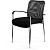Стул офисный Easy Chair Афродита Люкс чёрный, сетка TW/сетка Е, металл,  хромированный