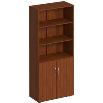 Шкаф для документов Комфорт К.371 ОФ полузакрытый (орех французский, 800х380х2000 мм)