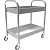 Тележка для сбора посуды Кобор ТСП-80/50 (серая, 800х500х940 мм)