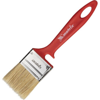 Кисть малярная плоская Matrix из натуральной щетины 50x12 мм (83352)