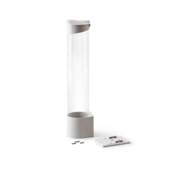 Держатель стаканов для кулера на магните белый