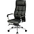 Кресло для руководителя Easy Chair 597 ML чёрное (натуральная кожа,  алюминий)
