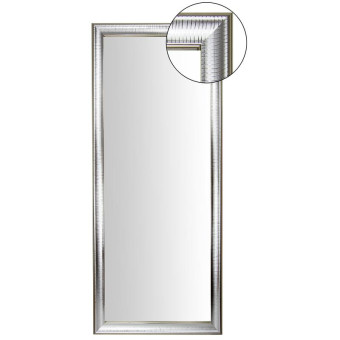 Зеркало настенное серебристый багет (700x1700 мм)