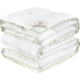Одеяло 2-спальное Prime Prive Bamboo 172x205 см стёганое с кантом белое (1014.00399)