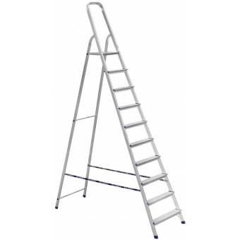 Стремянка алюминиевая 10 ступеней Алюмет АМ710