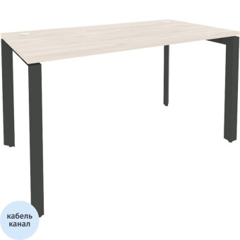 Стол прямой Onix-П (денвер светлый/антрацит, 1380х720х750 мм)
